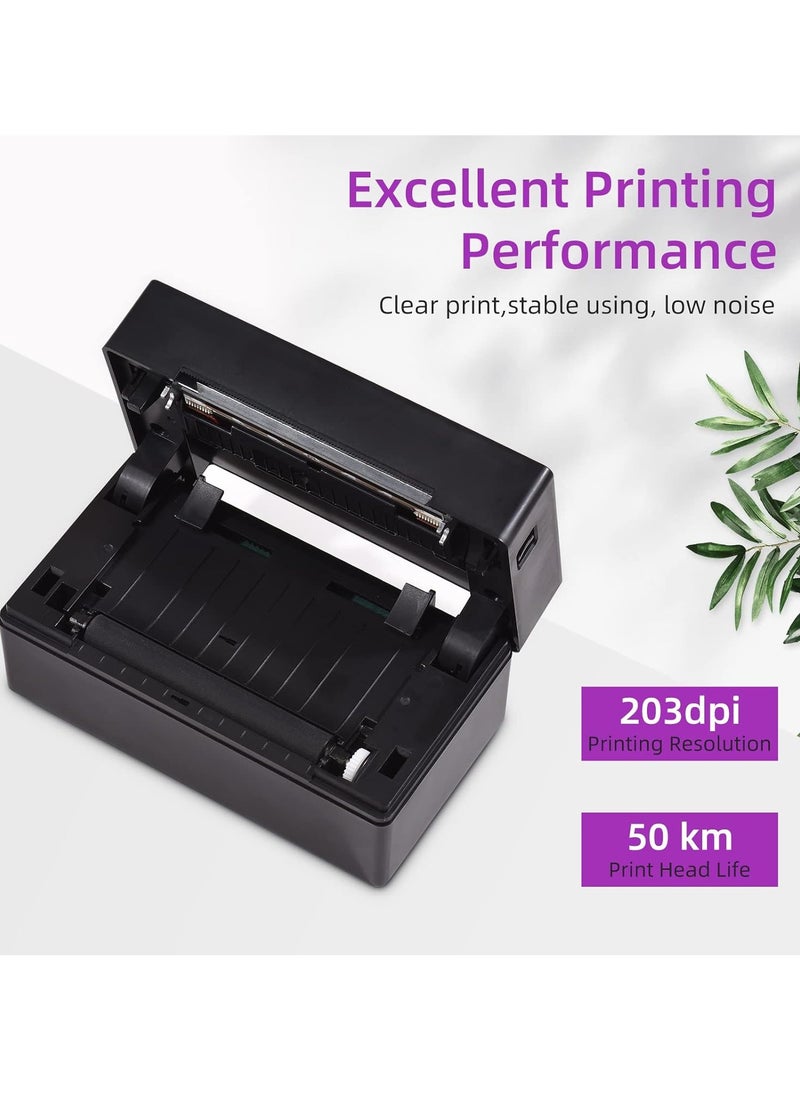 Generic - wireless thermal printer for printing all types of labels in all shapes - circular, rectangular, and square. It works wirelessly via Bluetooth through a mobile application or via USB. It works with all Android,  ios , and Windows devices. - Image 1