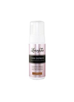 Loving Tan 2 HR Express Self Tanning Mousse, Dark - Streak Free, Natural, Professional Quality - 5+ Sunless Self Tanner Applications per Bottle, Cruelty Free, Naturally Derived DHA - 4 FL Oz  - Image 1