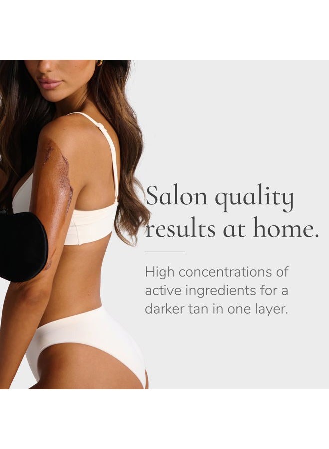 Loving Tan 2 HR Express Self Tanning Mousse, Dark - Streak Free, Natural, Professional Quality - 5+ Sunless Self Tanner Applications per Bottle, Cruelty Free, Naturally Derived DHA - 4 FL Oz - Image 3