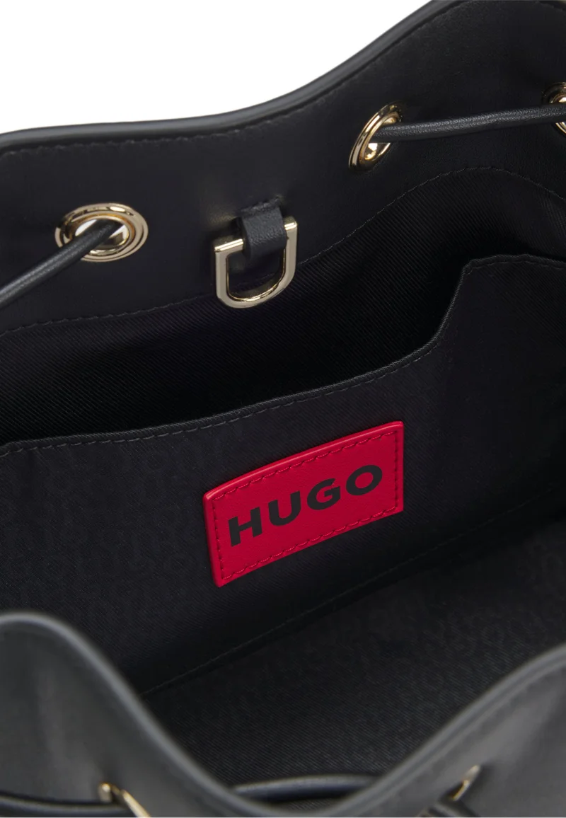 HUGO  Faux-leather bucket bag with two straps for Women | Best Price UAE