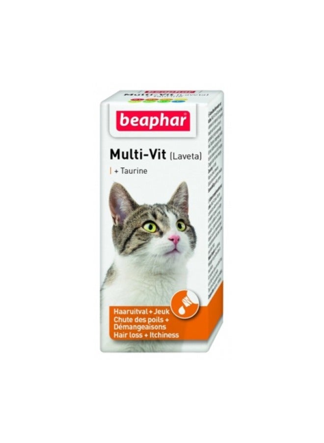بيفار سائل متعدد الفيتامينات مع التورين للقطط 50 مل