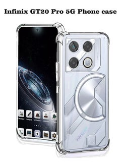 Youque for Infinix GT20 Pro 5G Phone Case Transparent Shockproof Air Guard Corners Shockproof Protection Back Cover  - Image 1