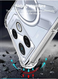 Youque for Infinix GT20 Pro 5G Phone Case Transparent Shockproof Air Guard Corners Shockproof Protection Back Cover  - Image 2