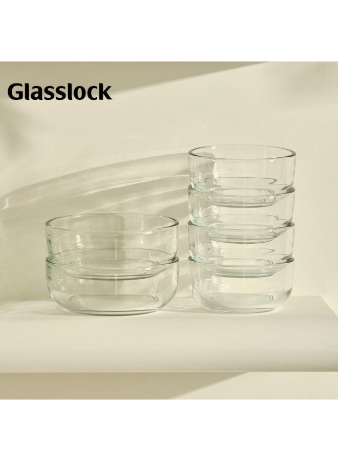 Glasslock Glass Bowls For Home Use, Noodle Bowls, Heat-resistant Thickened Tempered Glass Bowls For Steamed Eggs And Salads, 300ml*2 - Image 4