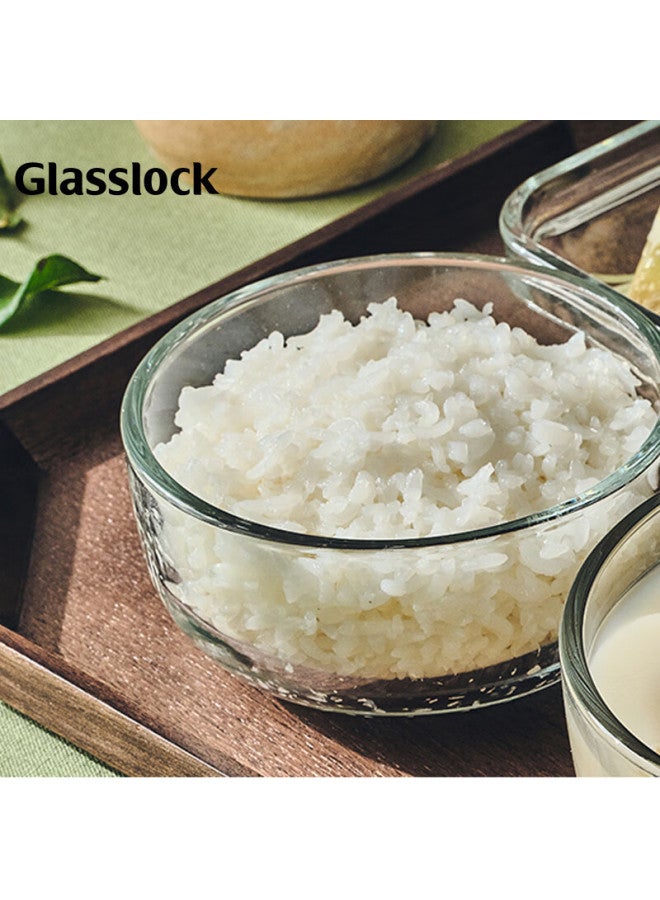 Glasslock Glass Bowls For Home Use, Noodle Bowls, Heat-resistant Thickened Tempered Glass Bowls For Steamed Eggs And Salads, 300ml*2 - Image 5
