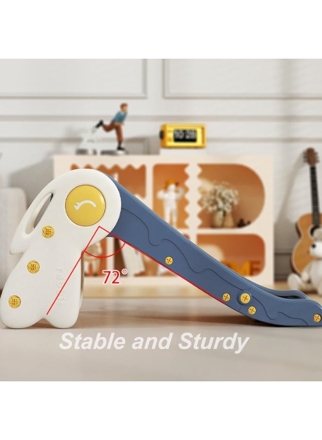 TAPIT Slide for Kids Toddler Slide Climber with Basketball Hoop Baby Playset w/Long Slope for 0-4 yrs Boys and Girls Sturdy Playground for Indoor Outdoor - Image 4