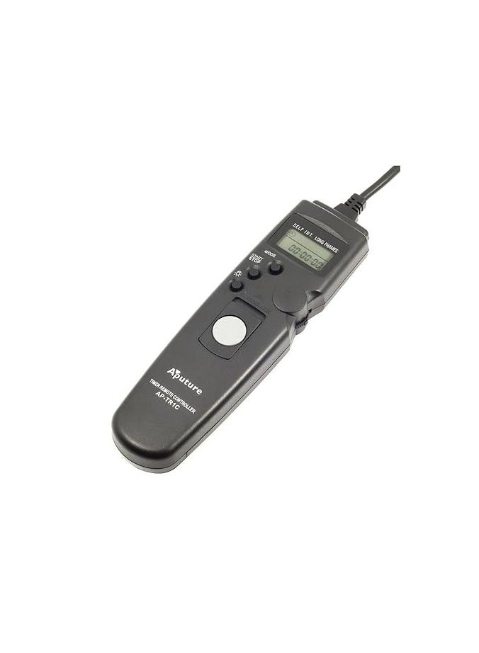 Aputure AP-TR1C Timer Digital Camera Remote Control Shutter Cable 1C – Programmable Camera Intervalometer, Wired Timer Shutter Release Cable for DSLR Cameras, Long Exposure & Time-Lapse Photography Remote, Autofocus Remote Trigger, Professional Camera Control Accessory - Image 2