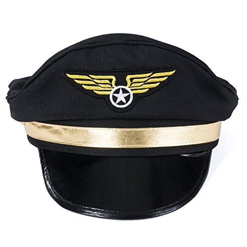 Tigerdoe Pilot Costume For Kids - 4 Piece Set for Adults and Teens Captain Accessories - Image 2