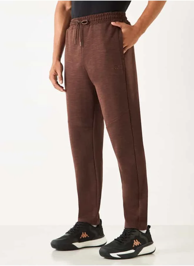 Kappa Kappa Track Pants with Drawstring Closure and Pockets