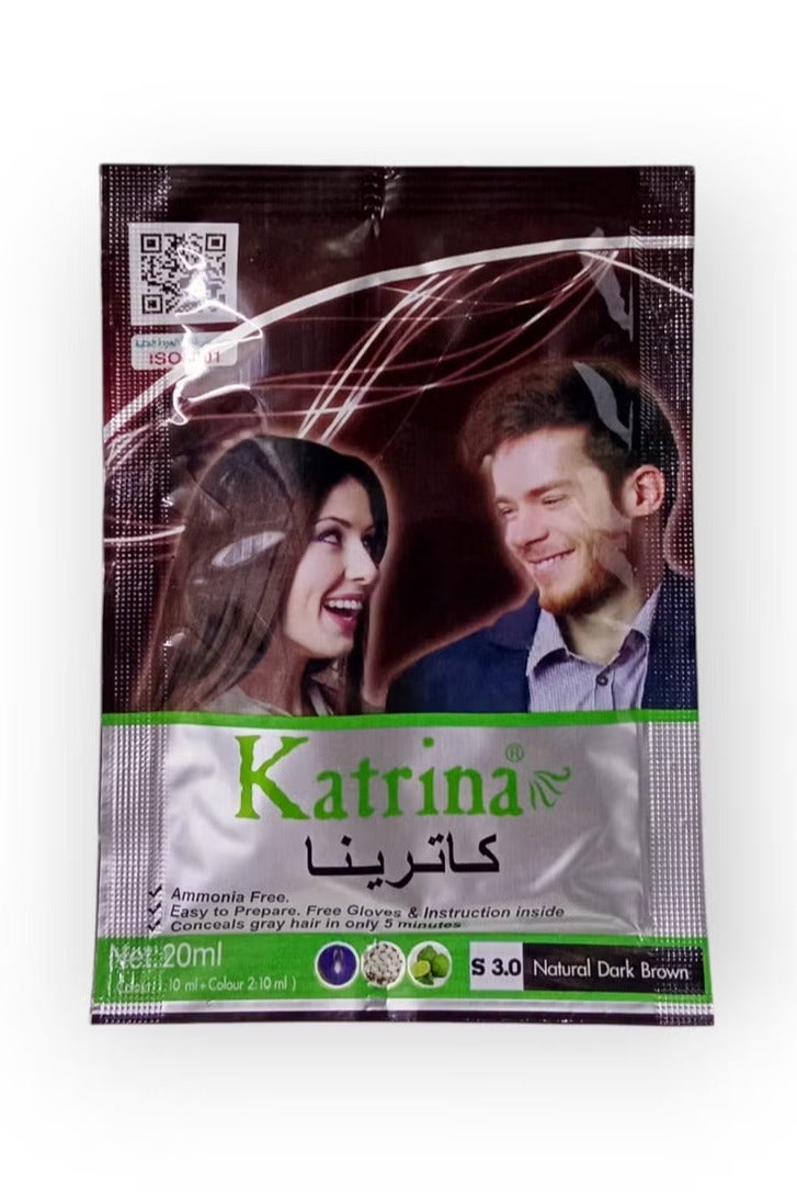 Katrina Hair Color Shampoo Pack OF 6*20ml - Image 2