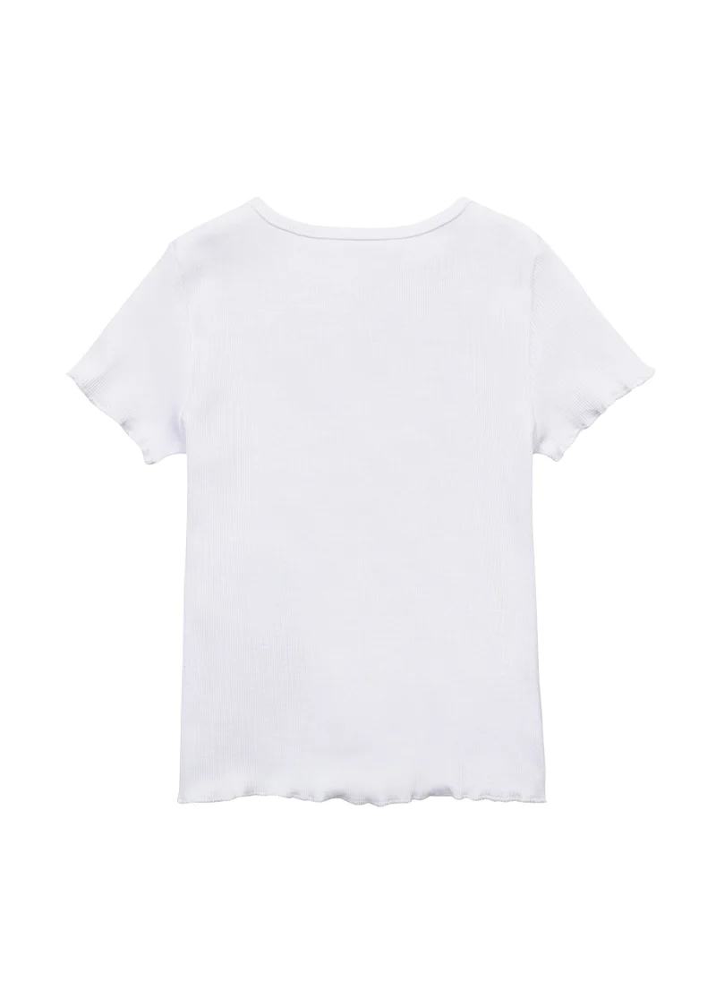 مينوتي Teen Girls  Ribbed T-Shirt