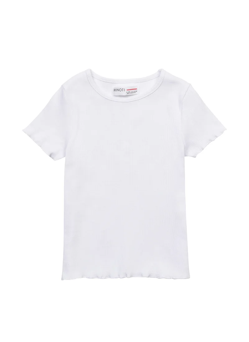 مينوتي Teen Girls  Ribbed T-Shirt