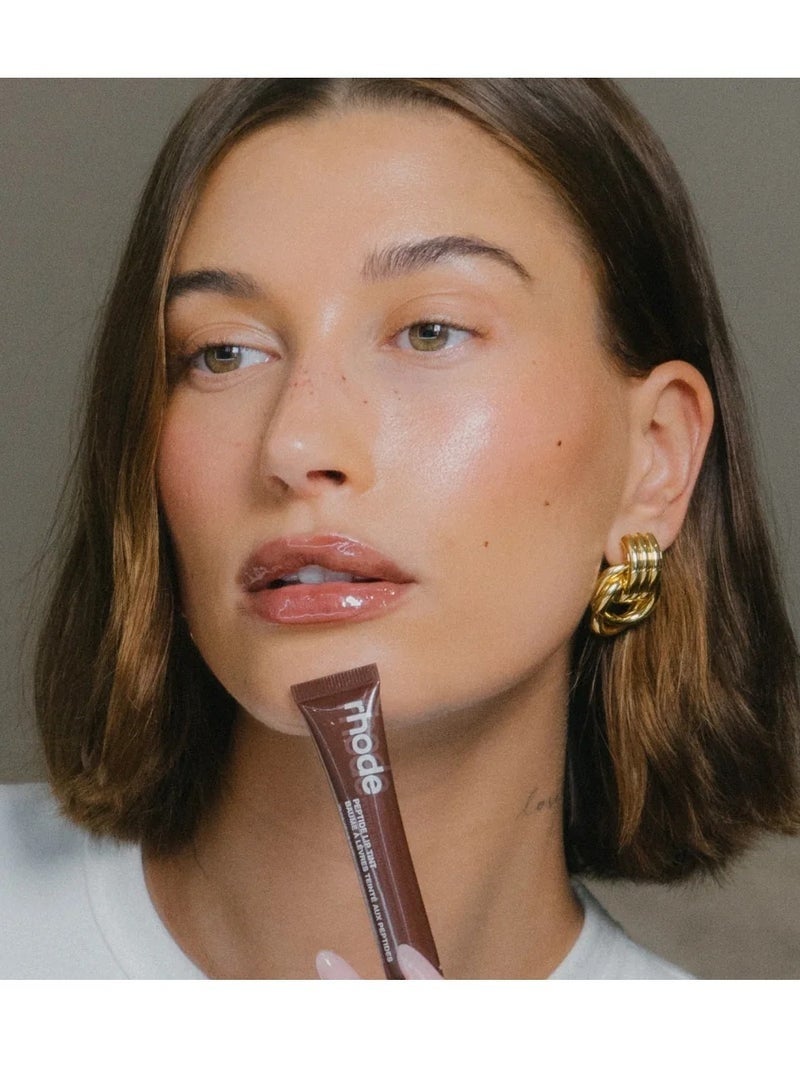 rhode Silicone Lip Holder for Cell Phone for iPhone 16 Pro max, Lip Gloss Adhesive Sleeve for Phone, Lip Holder Stick-on Phone Case, Back Stick On Holder for iPhone Phones（Espresso） - Image 2