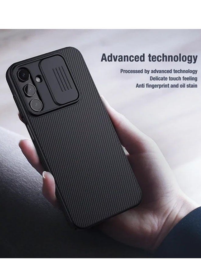 Muyixin Case for Samsung Galaxy A15 5G, with Slide Camera Cover (Black) - Image 3