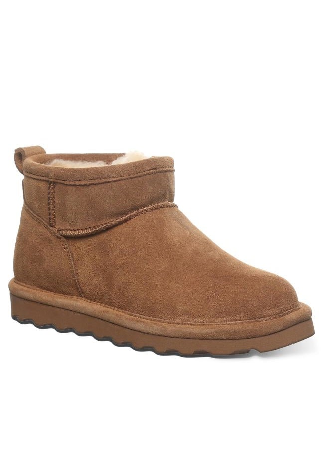 Bearpaw Shorty Youth Ankle Boot | Comfortable & Durable Slip On Winter Boot for Kids | Multiple Colors & Sizes, Hickory, 2 - Image 3