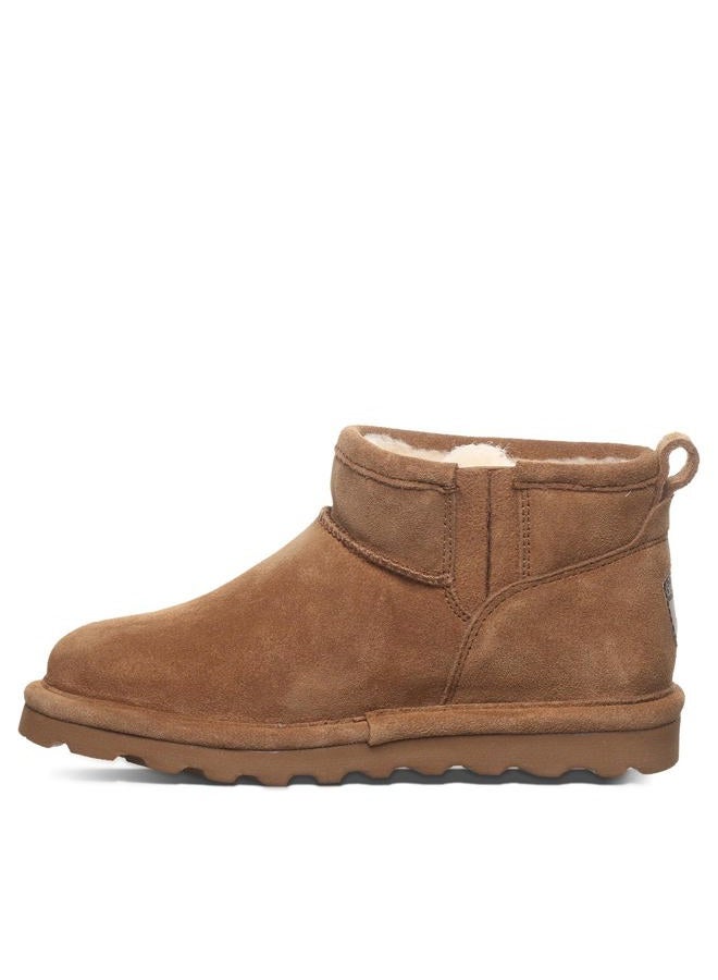 Bearpaw Shorty Youth Ankle Boot | Comfortable & Durable Slip On Winter Boot for Kids | Multiple Colors & Sizes, Hickory, 2 - Image 4