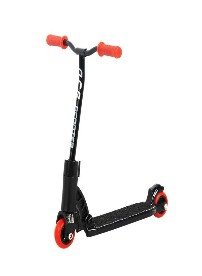 ACEGENIU 3-in-1 Metal Finger Toy Set - 2 Scooter (3.15") + 1 Skateboard (3.9x1.1) + 1 Gunmetal Keychain, 4 Red Replacement Wheels & 2 Tools - Image 2