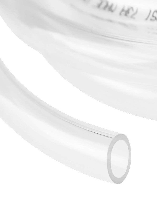 Eastrans 100ft x 1/2" ID Clear Vinyl Tubing, Flexible Hybrid PVC Tubing Hose, Lightweight Plastic Tube UV Chemical Resistant Vinyl Hose, BPA Free and Non Toxic - Image 2