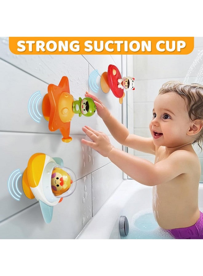 BEESTECH Suction Cup Spinner Toys for 1 2 3 Years Old Boys Girls, Bath Toys for Toddlers 1-3, Travel Toys for Kids Car Rides Flight Trip, Novelty Spinning Top for Baby Gifts - Image 5