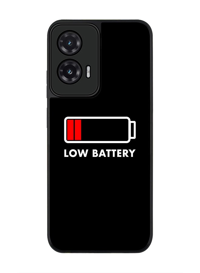 For Motorola Moto G35 Case,Slim fit Camera Protection, Shockproof Thin Phone cover  - Low Battery