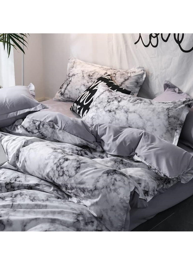 GOLDEN HOME Golden Home Luxurious Single-Person Bedding Set - Includes 1 Duvet, 1 Bed Sheet, and 4 Pillowcases Soft & Comfortable  - Image 2