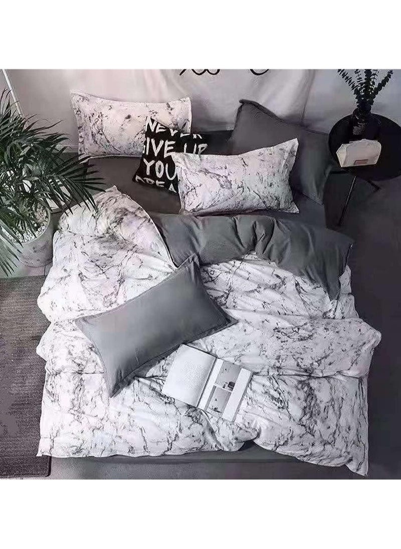 GOLDEN HOME Golden Home Luxurious Single-Person Bedding Set - Includes 1 Duvet, 1 Bed Sheet, and 4 Pillowcases Soft & Comfortable  - Image 5