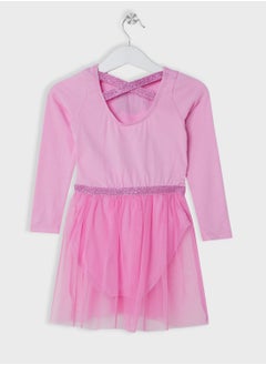 NAME IT Kids Graphic Ruffle Hem Dress  - Image 2