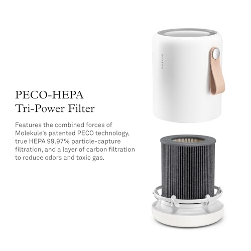 Molekule Mini/Mini+ Air Filter - Authentic Molekule Air Purifier Filter Replacement - PECO-HEPA Tri-Power Technology - Captures & Destroys Pollutants - Advanced Smoke Filtration - Image 3