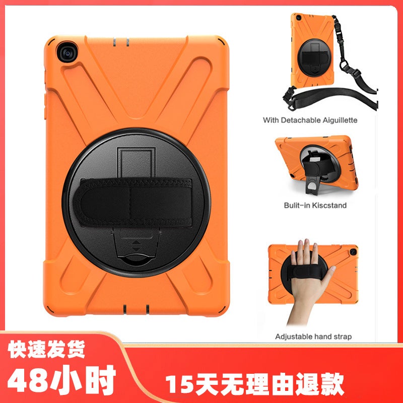 For Samsung Tab S5E T720 Pirate King Pc Bracket Silicone Protective Case T725 Handheld Strap Flat Case - Image 2