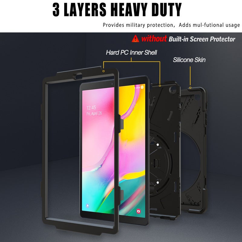 For Samsung Tab S5E T720 Pirate King Pc Bracket Silicone Protective Case T725 Handheld Strap Flat Case - Image 5