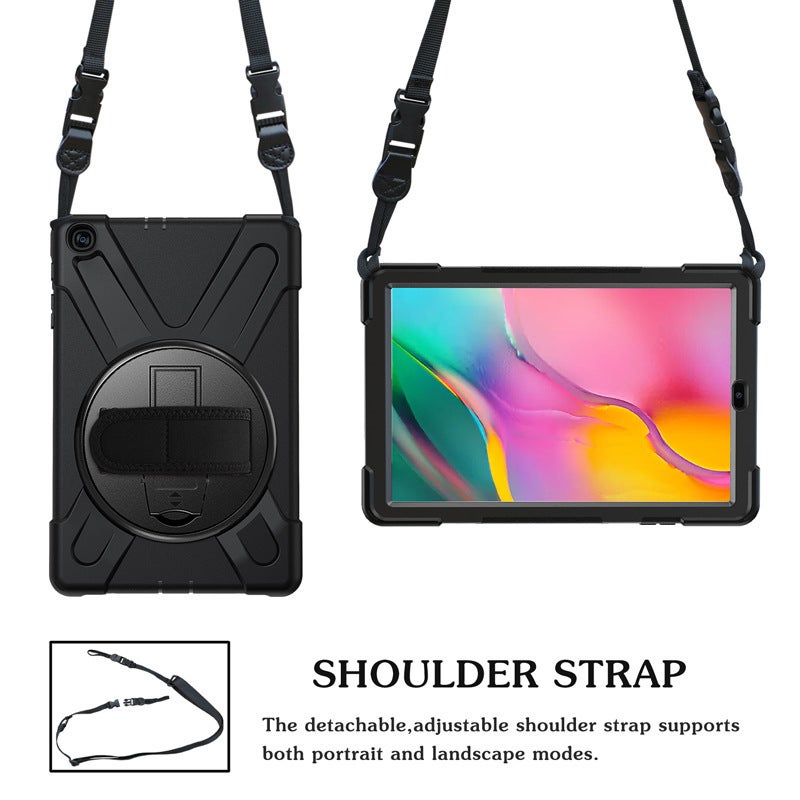 For Samsung Tab S5E T720 Pirate King Pc Bracket Silicone Protective Case T725 Handheld Strap Flat Case - Image 4