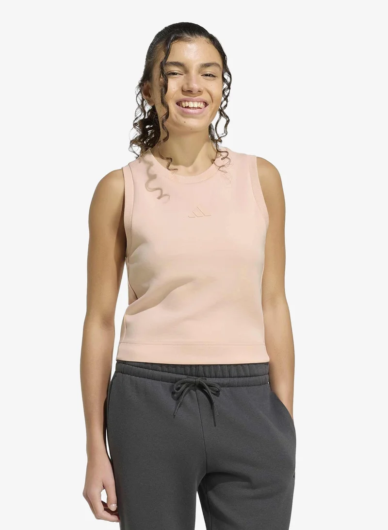 اديداس بلوزة تانك علوية فاخرة ناعمة