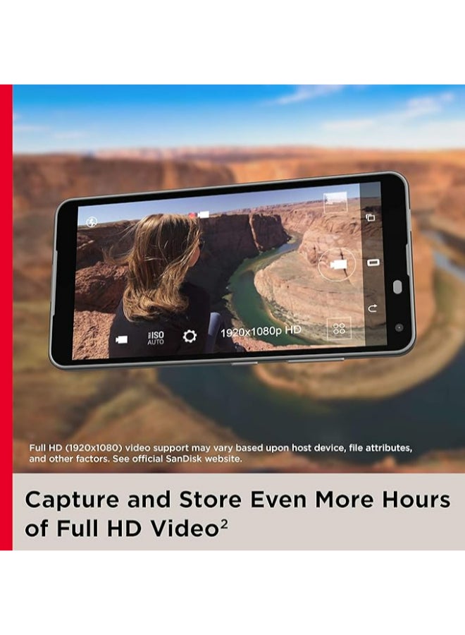 sandisk MicroSD Card 128GB, SDSQUAB-128G-GN6MN - Image 2