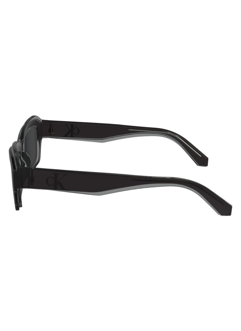 Calvin Klein Jeans FULL RIM BIO INJ-G820 MODIFIED RECTANGLE CALVIN KLEIN JEANS SUN CKJ24608S  5220 (050) GREY  - Image 3
