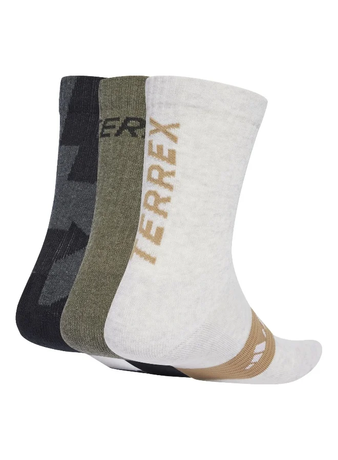 adidas Trx Mt Sck 3Pp Black Hiking Socks For Unisex 2 - 3.5