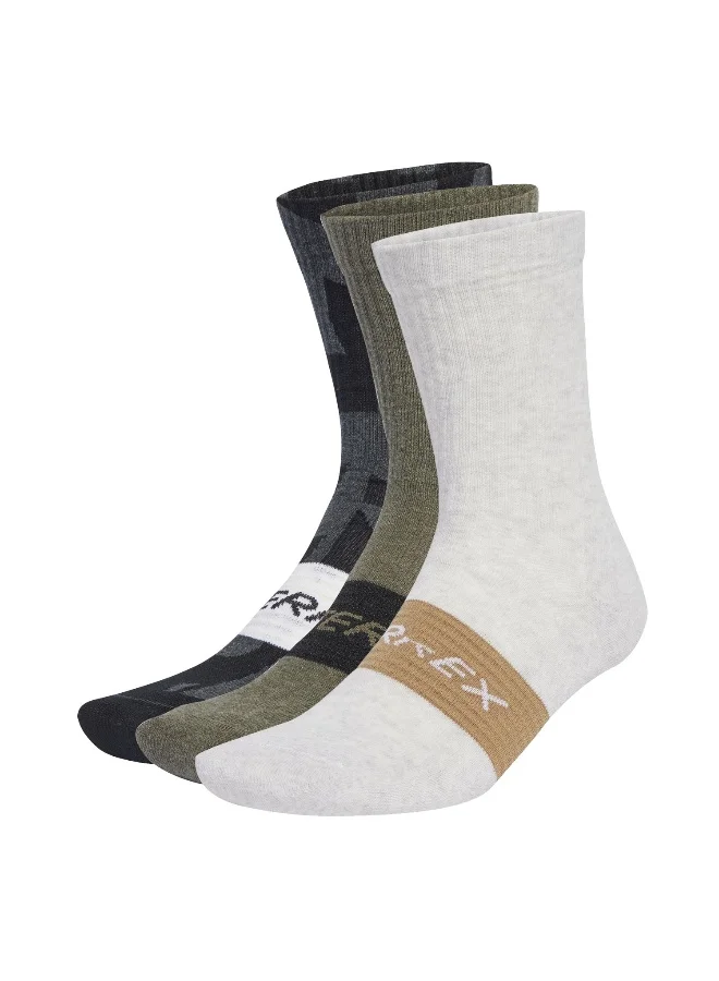 adidas Trx Mt Sck 3Pp Black Hiking Socks For Unisex 2 - 3.5