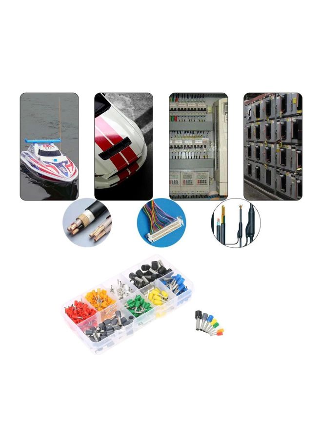 NIBEMINENT 400-Piece Insulated Cord End Terminal Multicolour - Image 2