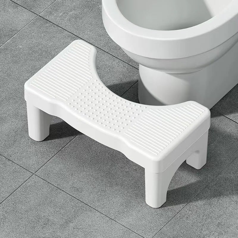 Toilet stool household thickened toilet squatting artifact adult children footstool toilet stool pregnant women footstool(Thickened light gray) - Image 4