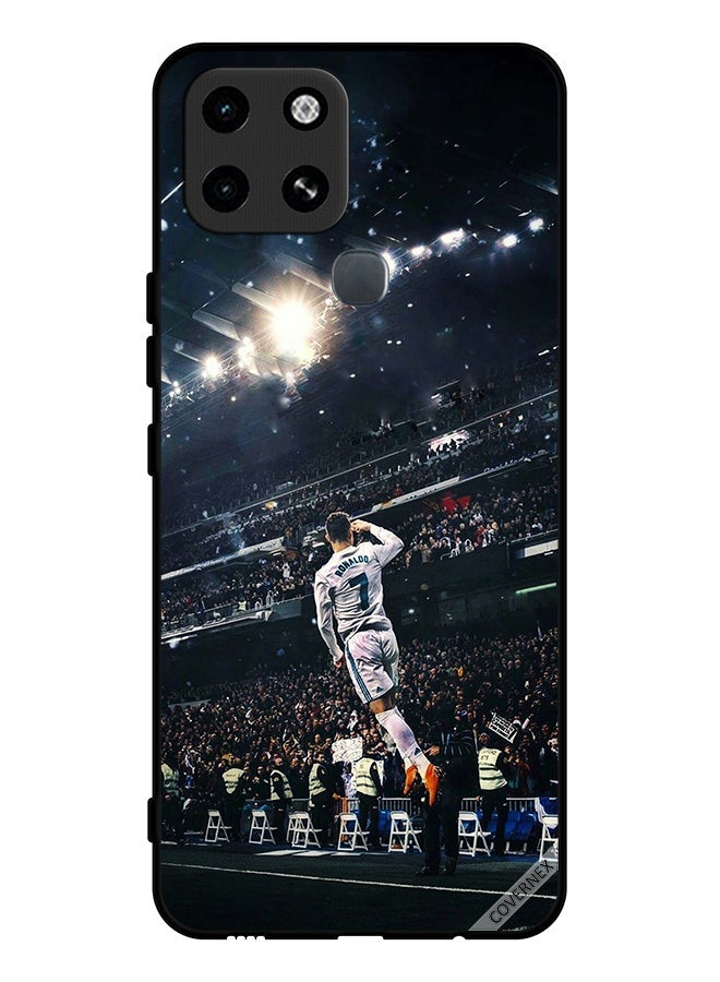 Covernex Protective Case Cover For Infinix Smart 6 Ronaldo Flying - Image 1