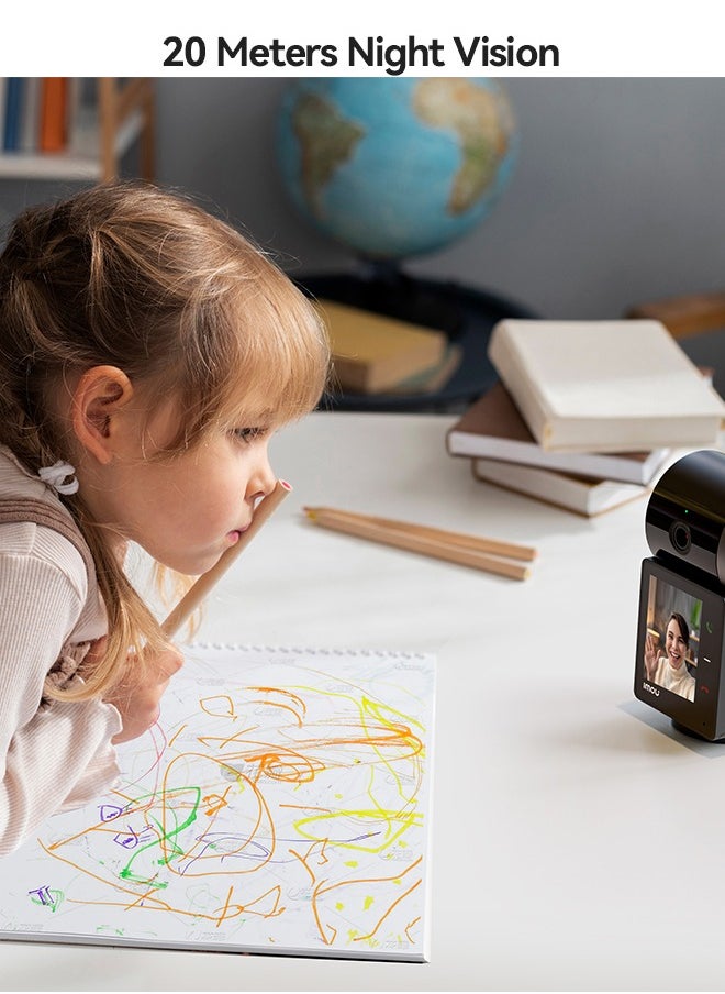 IMOU - Indoor Video Intercom Camera, 3K 5MP Resolution, AI Smart Detection,  AI Human & Pet Detection, Smart Tracking, Privacy Mode, Active Deterrence, with 2-Way Talk, Rex VT - Image 1