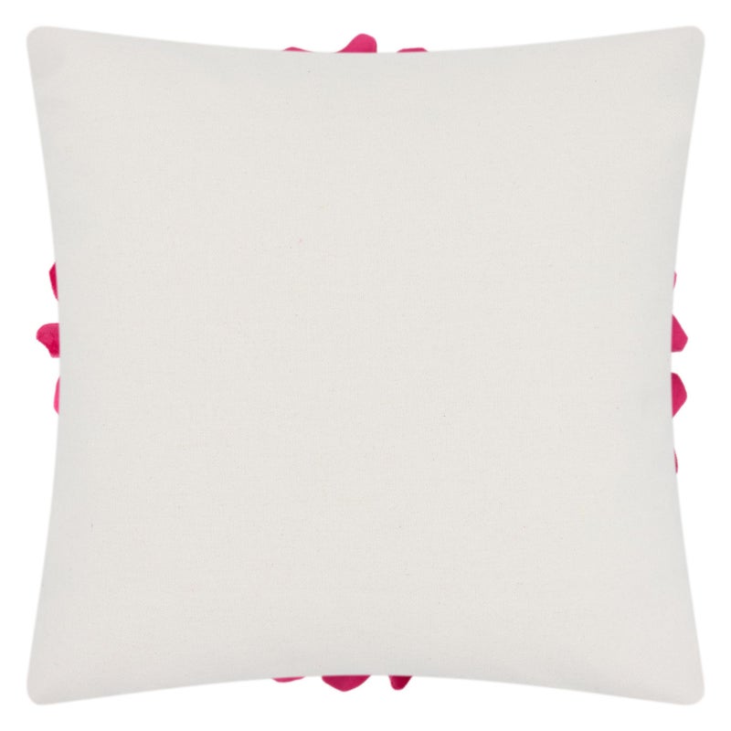 OiseauVoler 3D Sunflower Throw Pillow Cover Decorative Handmade Pillowcase Cushion Cover Case for Home Sofa Bed Living Room Decor 18x18 Inch Rose Red - Image 2