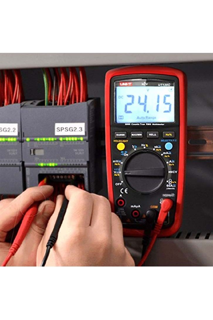 UniT UNI-T UT139C Digital Multimeter Auto Range True RMS Meter Handheld Tester 6000 Count Voltmeter Temperature Test - Image 3