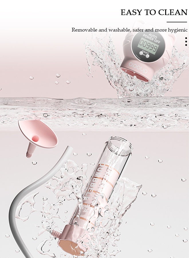 DUNISO Lung Exerciser, Digital Counting Breathing Dumbbell, 248g Adjustable Weight Lung Capacity Trainer, Peach Pink Respiratory Exercise Device for Core Strength, Abdominal Training & Face Slimming - Image 5