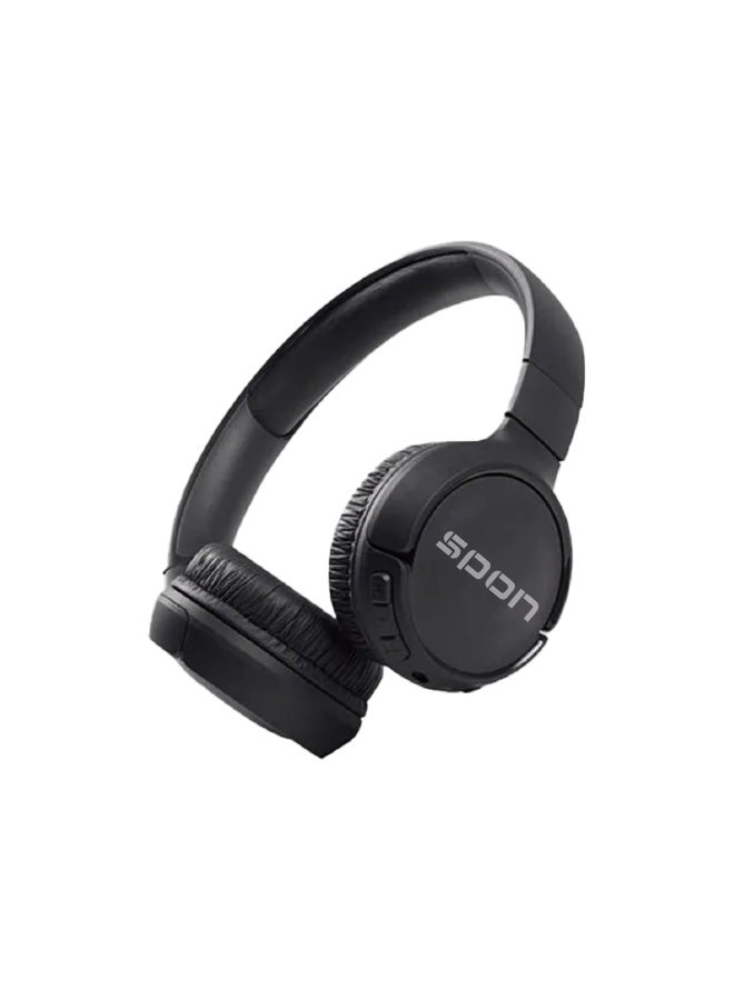 SPON Wireless over-ear headphones, foldable design, pure bass sound, lightweight and comfortable Bluetooth, app connectivity, multipoint connection - Image 1