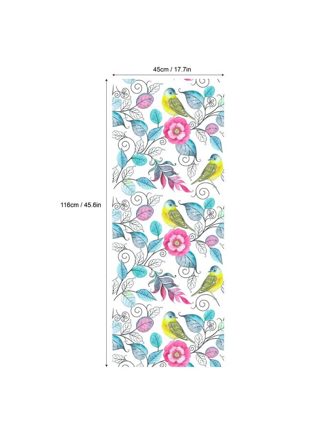 الأزرق جي دبليو نافذة مصقولة فيلم زخرفي فيلم زجاجي مضاد للرؤية فيلم مضاد للبصق - Image 1