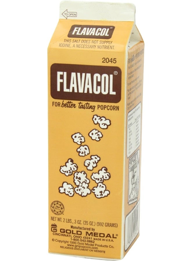 Gold Medal Prod. 2045 Flavacol Seasoning Popcorn Salt 35oz. - Image 2