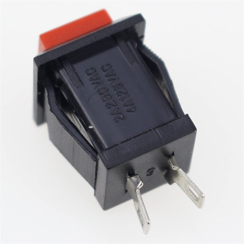 مفتاح الصخرة الخضراء تشغيل إيقاف لحظي قفل مربع زر ضغط 2A 250V 4A 125V AC مفتاح كهربائي DS 429 - Image 5