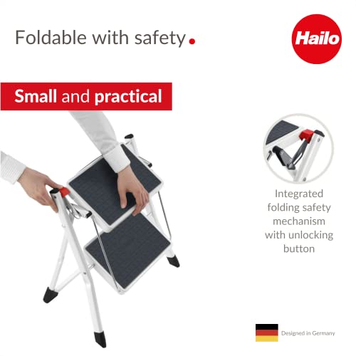 Hailo 9204015097 Mini Step Ladder, Alloy Steel - Image 5