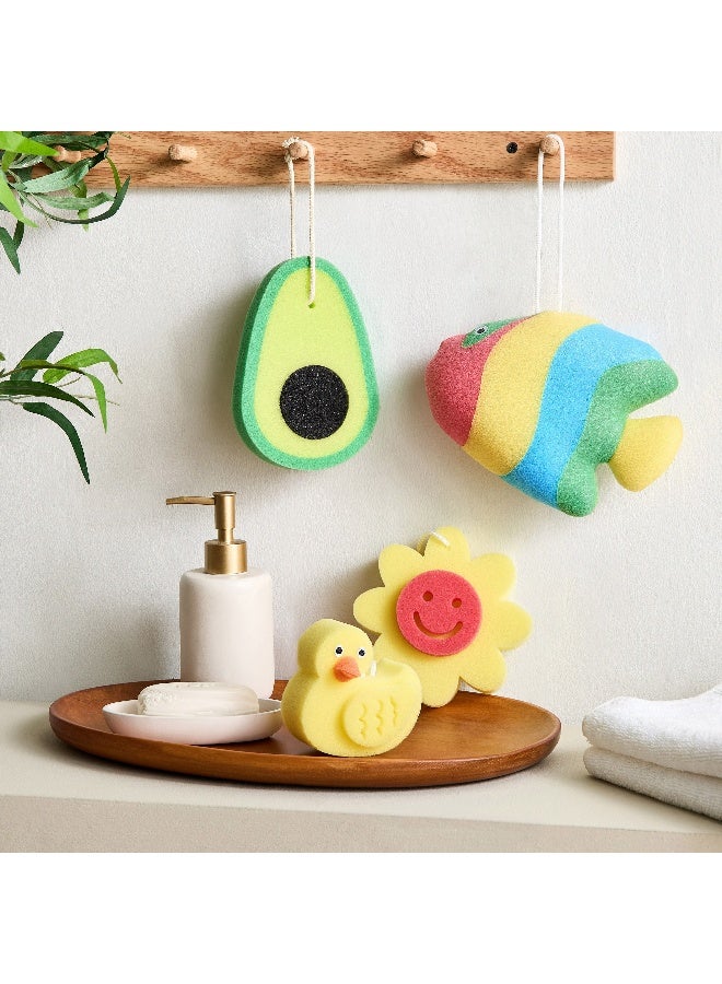 Home Box إسفنجة استحمام على شكل سمكة 14 × 6 × 20 سم - Image 4