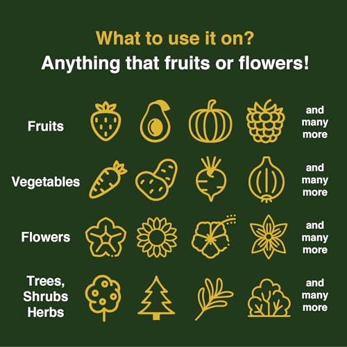 Farmer's Secret Farmer’s Secret Fruit & Bloom Booster Fertilizer (16oz) - Super Concentrated - Boosts Flowering and Yield on All Varieties of Fruits, Vegetables and Flowers - Formulated for Late Summer & Early Fall - Image 3